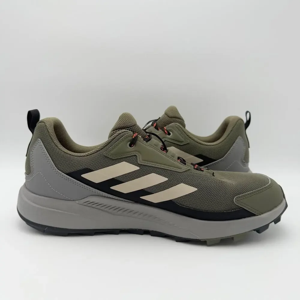Adidas Mens Terrex Anylander Hiking Shoes Size 10.5 Green Grey Athletic NIB